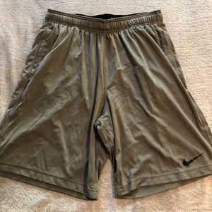 Grey Nike Dri-fit shorts